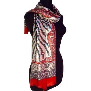 Silk Tree Pattern Scarf